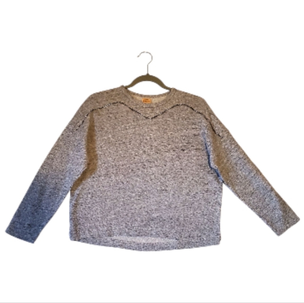 Zara Trafaluc Light Gray Women's Crew Neck Top Size Small